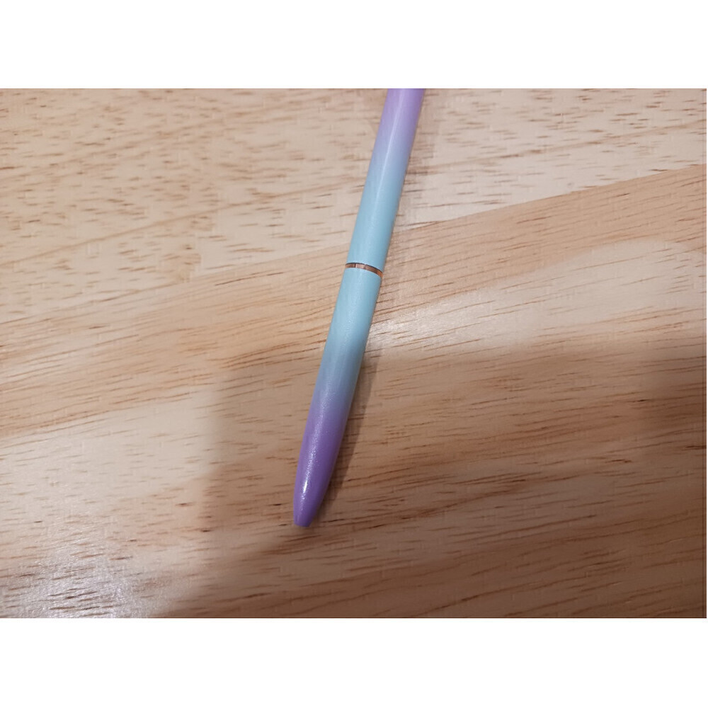 Hand Engraved Gradient Pen Purple Blue - Picture 4 of 6
